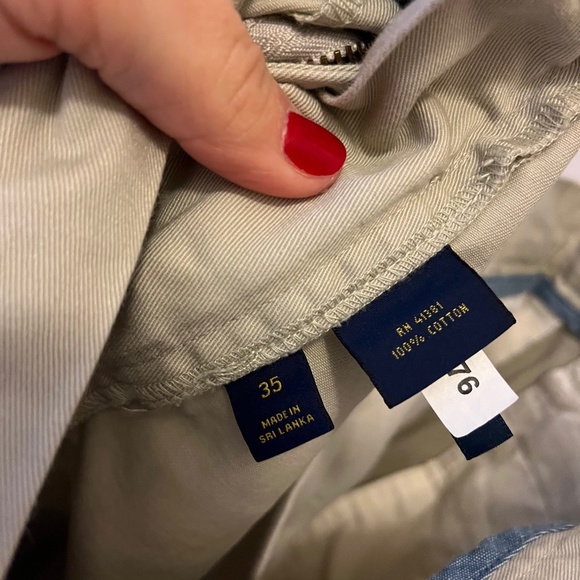 Polo Ralph Lauren Classic Fit 9" Men's Cotton Khaki Shorts, 35 EUC! - Picture 3 of 4